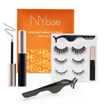 Buy NY Bae Wink Easy Magnetic Eye Lashes|Eyeliner Waterproof | False Eyelashes | Waterproof Mascara| Eye Makeup | Value Pack | Reusable|Korean Beauty - Purplle