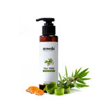 Buy ZEOVEDA Organic Tea Tree Face Wash for Glowing Skin | Reduces Acne | Pore Minimizer & Treats Oily Skin | Bright & Clear Skin - 100 ML - Purplle