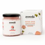 Buy ZEOVEDA Rose Skin Smoothie Facewash with Rose Essential Oil and Shea Butter For Dry Skin gives Glowing & Supple Skin | SLS & Paraben Free for Both Men & Women 150 Gm - Purplle