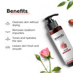 Buy ZEOVEDA Organic Rose Facewash for Women and Men with Vitamin E & Rose Essential Oil | Moisturizing & Skin Brightening | Skin Revitalizing and Illuminating Facial Wash | SLS & Paraben Free, 100% Natural - 100 ml - Purplle
