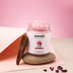 Buy ZEOVEDA Organic Exfoliate Rose Sugar Scrub For Face & Body, Blackhead Remover, De Tan Removal, Dirt Removal From Neck, Knees, Elbows, Arms | Toxin & Cruelty Free | Suitable for all Skin Type (150 gm) - Purplle