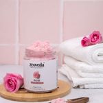 Buy ZEOVEDA Organic Exfoliate Rose Sugar Scrub For Face & Body, Blackhead Remover, De Tan Removal, Dirt Removal From Neck, Knees, Elbows, Arms | Toxin & Cruelty Free | Suitable for all Skin Type (150 gm) - Purplle