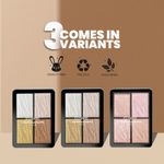 Buy MARS Glowzilla Highlighter Face palette | Ultra Blendable & Long Lasting | Blinding Glow (12 gm) (SHADE-01) - Purplle
