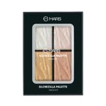 Buy MARS 4 Shade Glowzilla Blush and Highlighter Kit-03 (12 g) - Purplle