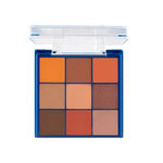Buy MARS Face and Eye Makeup Kit for Women | 9 Highly Pigmented Eyeshadows with Blusher and Highlighter | Attached Mirror (16 gm) (Multicolor-01) - Purplle