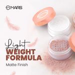 Buy MARS Born To Bake Setting Powder With Matte Finish | Long-Lasting & Ultra-Durable | Oil Control & Enhanced Sebum Management | Blurs Pores & Smooths Fine Lines (10 gm) (Vanilla Extract) - Purplle