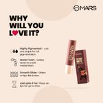 Buy MARS Creamy Matte Lipstick - 11 Aerial Awe| 3.2g - Purplle