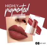 Buy MARS Creamy Matte Long Lasting Lipstick for Women | Creamy Lipstick | Single Swipe Application | Smooth & Light Weight (3.2 gm) (08-Hip-Hop) - Purplle