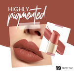 Buy MARS Creamy Matte Long Lasting Lipstick for Women | Creamy Lipstick | Single Swipe Application | Smooth & Light Weight (3.2 gm) (19-Trippy Tap) - Purplle