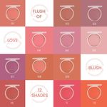Buy MARS Flush of Love Face Blusher | Highly Pigmented & Easy to Blend | Lightweight & Natural Finish (8 gm) (Shade-07) - Purplle