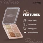 Buy MARS Glowzilla Palette with 6 Highlighters for Blinding Glow and Long Lasting Look - 02 | 12g - Purplle