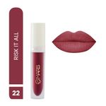 Buy MARS Matte Lip color Lipstick (Risk it all)(4.5 ml) - Purplle
