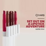 Buy MARS Super Stay Lipstick with upto 12 Hours Matte Finish - 12 Sinful | 2.6g - Purplle