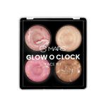 Buy MARS 4 Shade Glow O Clock Highlighter and Blusher Kit-01 (13 g) - Purplle