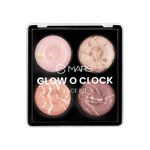 Buy MARS 4 Shade Glow O Clock Highlighter and Blusher Kit-02 (13 g) - Purplle
