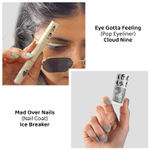 Buy Elitty Blue my Mind combo - (Eyeliner- Cloud Nine,Nail Paint - Ice Breaker)- Pack of 2 - Purplle
