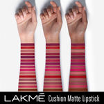 Buy Lakme Cushion Matte Lipstick, Purple Orchid, 4.5g - Purplle