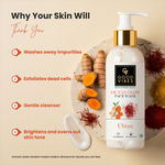 Buy Good Vibes Ubtan De Tan Glow Face Wash | Tan Removal, Brightening Cleansing (200 ml) - Purplle