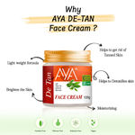 Buy AYA Detan Face Cream, 100 gm | No Paraben, No Silicone, No Sulphate - Purplle