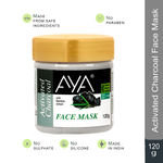 Buy AYA Activated Charcoal Face Mask, 120 gm | No Paraben, No Silicone, No Sulphate - Purplle