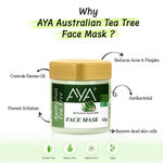 Buy AYA Australian Tea Tree Face Mask, 120 gm | No Paraben, No Silicone, No Sulphate - Purplle