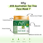 Buy AYA Australian Tea Tree Face Mask, 120 gm | No Paraben, No Silicone, No Sulphate - Purplle
