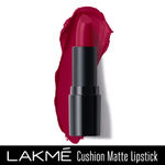 Buy Lakme Cushion Matte Lipstick, Red Aurora, 4.5 gm - Purplle