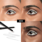 Buy Lakme Eyeconic Kajal, Matte Waterproof Kohl, Smudgeproof Kajal that lasts 24 Hrs - White, 0.35 gm - Purplle