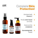 Buy Love Earth Vitamin C Kit For Skin Protection, Radiance And Even Skin Tone With Vitamin C & E For All Skin Types Combo of 3 - Purplle