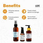 Buy Love Earth Vitamin C Kit For Skin Protection, Radiance And Even Skin Tone With Vitamin C & E For All Skin Types Combo of 3 - Purplle