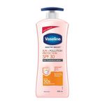 Buy Vaseline Sun + Pollution Protection SPF 30 Body Lotion, Upto 30X Sun Protection, 400 ml - Purplle