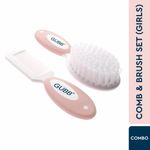 Buy GUBB Baby Grooming Kit, Baby Comb & Brush Set - Light pink - Purplle