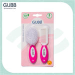 Buy GUBB Baby Grooming Kit, Baby Comb & Brush Set - Light pink - Purplle