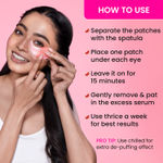 Buy Dot & Key Watermelon Cooling Hydrogel Eye Patches with Hyaluronic & Niacinamide - 60 Patches | For All Skin Types - Purplle