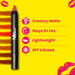 Buy NY Bae Mets Matte Lip Crayon | Creamy Matte Finish | Moisurizing | Satin Texture | Multipurpose Lipstick | Lip & Cheek Crayon | Red Lipstick | Aced It 11 (2.8 g) - Purplle