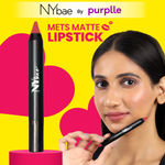 Buy NY Bae Mets Matte Lip Crayon | Creamy Matte Finish | Moisurizing | Satin Texture | Multipurpose Lipstick | Lip & Cheek Crayon | Red Lipstick | Aced It 11 (2.8 gm) - Purplle