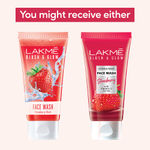 Buy Lakme Blush & Glow Strawberry Freshness Gel Face Wash with Strawberry Extracts, 50 gm - Purplle