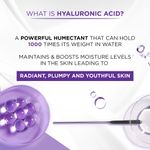 Buy L'Oreal Paris Revitalift Hyaluronic Acid Skincare Routine: Hyaluronic Acid Serum, 15ml + Hyaluronic Acid Hydrating Gel Cleanser, 50ml +A Hyaluronic Acid plumping cream day 15 ml,A HydratedA Skin Combo - Purplle