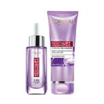 Buy L'Oreal Paris Revitalift Hyaluronic Acid Skincare Routine: Hyaluronic Acid Serum, 15ml + Hyaluronic Acid Hydrating Gel Cleanser, 50ml +A Hyaluronic Acid plumping cream day 15 ml,A HydratedA Skin Combo - Purplle