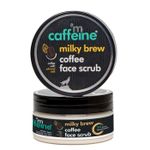 Buy mCaffeine Coffee Foaming Face Wash(75 ml)+ mCaffeine Naked & Raw Milky Brew Face Scrub (75 gm) - Purplle