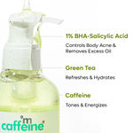 Buy mCaffeine Green tea body wash with BHA Salicylic acid - 1% - Pack of 2 - Purplle