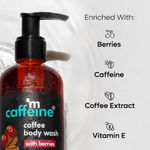 Buy mCaffeine Coffee Body Wash with Berries - Pack of 2 - Purplle