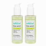 Buy mCaffeine Toner Serum- Vitamin C 1.5% & Green Tea - Pack of 2 - Purplle