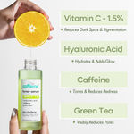 Buy mCaffeine Toner Serum- Vitamin C 1.5% & Green Tea - Pack of 2 - Purplle