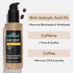 Buy mCaffeine Toner Serum- BHA Salicylic Acid-2% & Coffee - Pack of 2 - Purplle