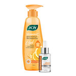 Buy Joy Revivify Brightening Vitamin C+ Face Serum 30ml & Face Brighteing Vitamin C Face and Body Gel 300ml (Combo Pack) - Purplle