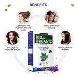 Buy Indus Valley Bio Organic 100% Natural Indigo and Henna henna Powder Combo for Black Hair Colour 100gm+100gm - Purplle