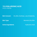 Buy DERMDOC by Purplle 1% Pure Hyaluronic Acid Moisturizing Face Cream (50 gm) | hyaluronic acid moisturizer | hyaluronic acid cream | moisturizer for dry skin | daily use cream for dry skin - Purplle