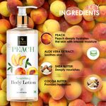 Buy Good Vibes Peach Nourishing Body Lotion (400ml + 100 ml free) - Purplle