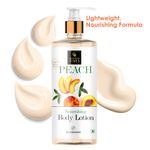 Buy Good Vibes Peach Nourishing Body Lotion (400ml + 100 ml free) - Purplle
